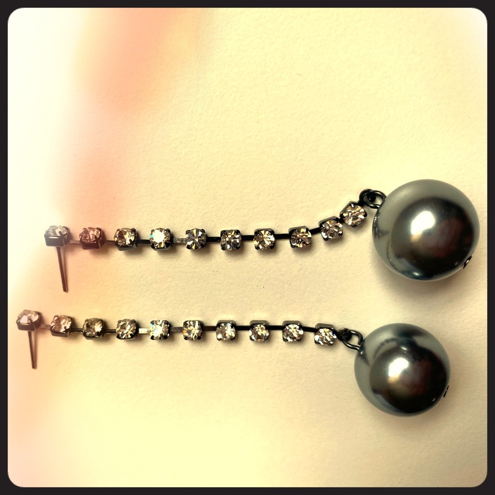 Pearl silver costume jewelry